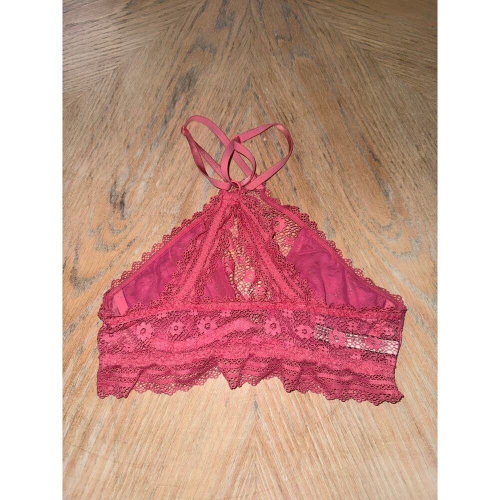 Victoria’s Secret pink lace halter neck bralette size small - Picture 4 of 8